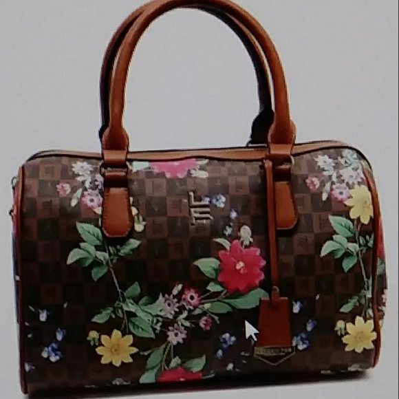 London Fog Calla Signature Satchel Bag - Picture 13 of 15